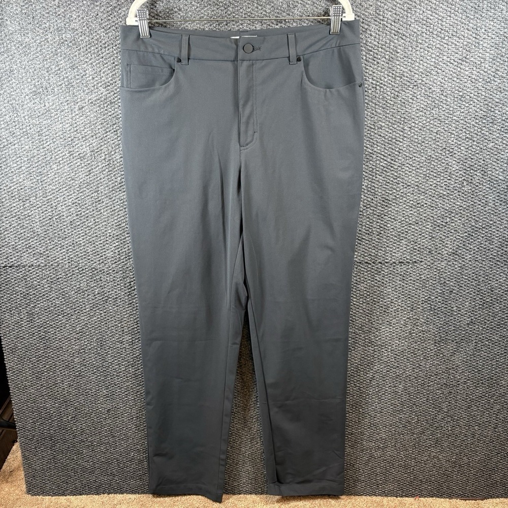 VRST Golf Pants Mens 35x32 Gray 2 Way Stretch Performance Chino Straight Stretch